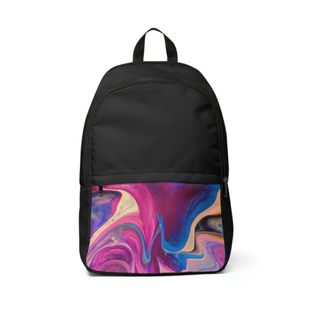 Trippy Unisex Fabric Backpack